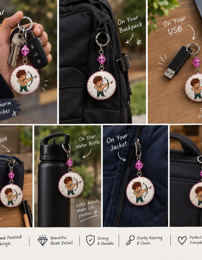 Cute Matching Couple Keychains
