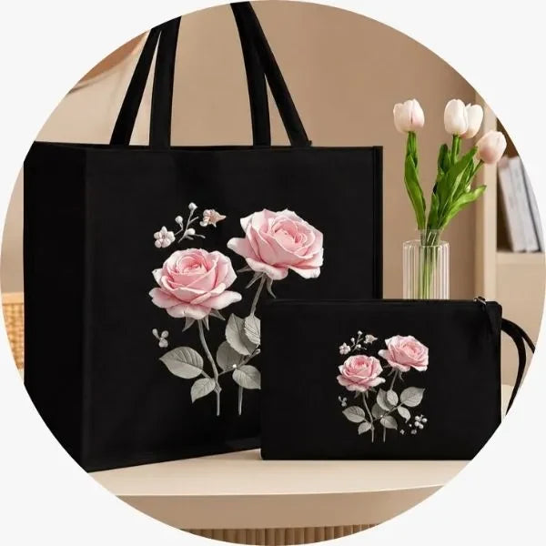 hand-painted tote bags