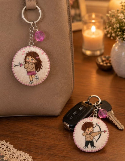 Cute Matching Couple Keychains