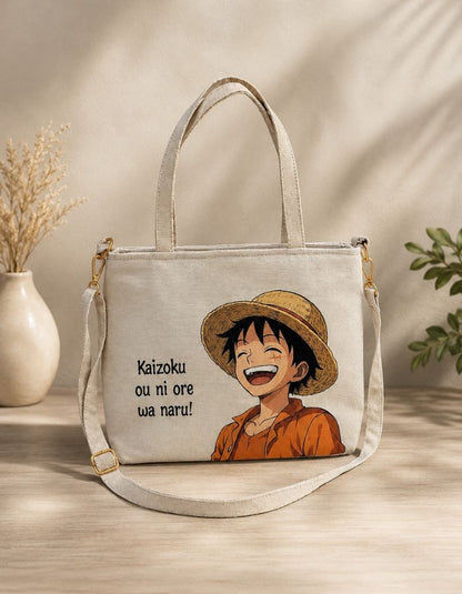 Monkey D. Luffy Anime Hand-Painted Shoulder Bag